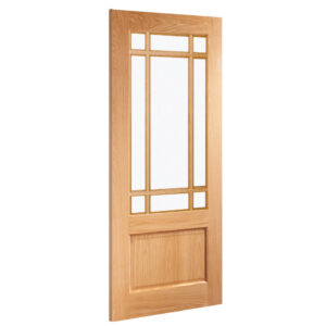 Glass Oak Doors